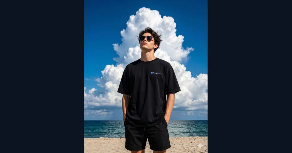 Aesthetic Portrait Prompt | Young Man On Sunny Beach — AI result